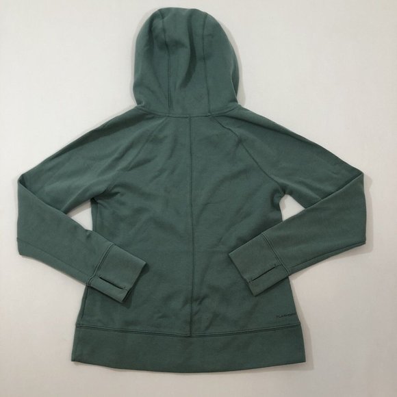North Face Women's Green Hoodie Sweater Medium Wash Reg Fit Size Small S - Picture 9 of 12